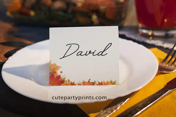 Thanksgiving Place Cards