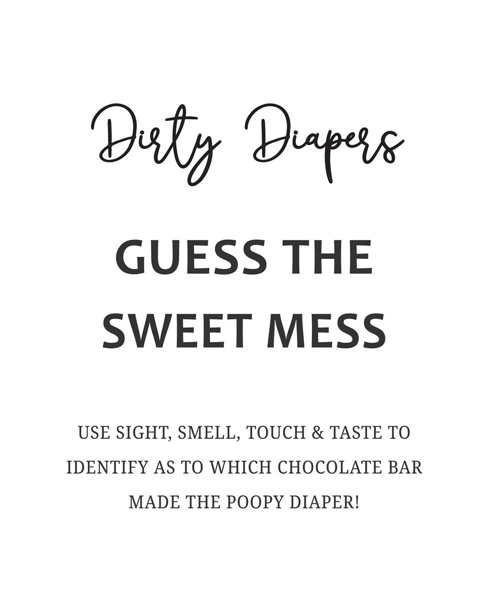 Dirty Diapers Display Sign