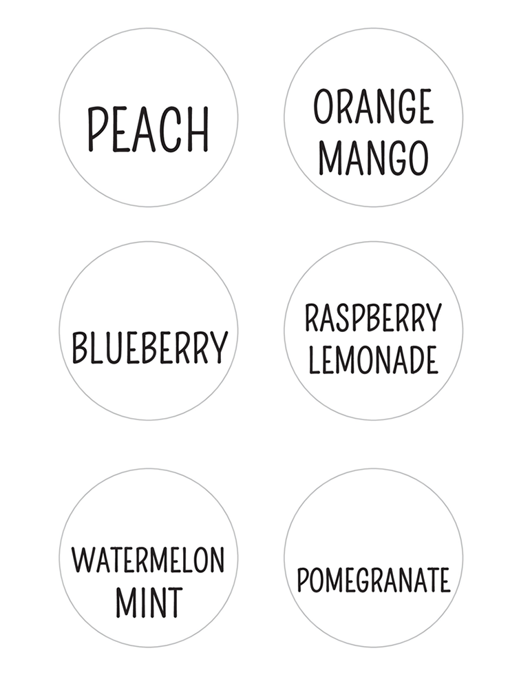 Juice Tags #2 Printable