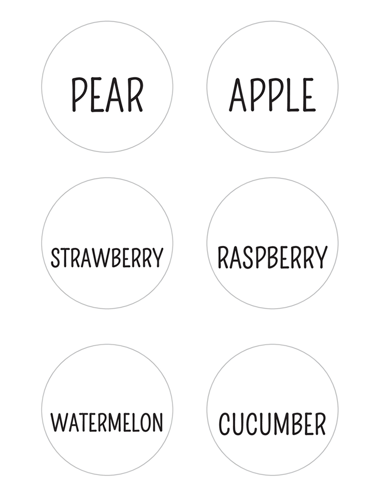 Juice Tags #3 Printable